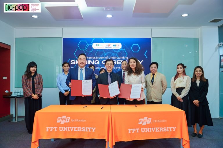 Đại học FPT Hà Nội ký kết hợp tác về hỗ trợ khởi nghiệp AI với Seoul AI Hub