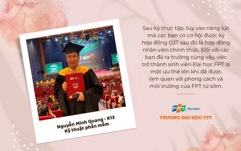 Nguyễn Minh Quang - Cựu sinh viên K13 - Lập trình viên tại FPT Software