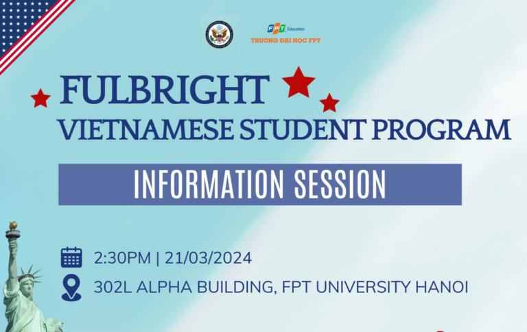 Tham gia buổi giới thiệu Học bổng Thạc sỹ toàn phần chính phủ Mỹ Fulbright tại ĐH FPT