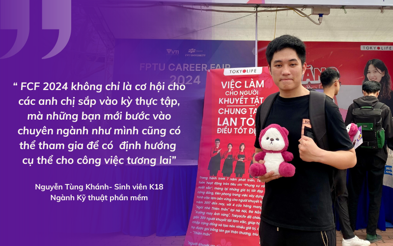 Nguyễn Tùng Khánh, sinh viên K18, ngành Kỹ thuật phần mềm