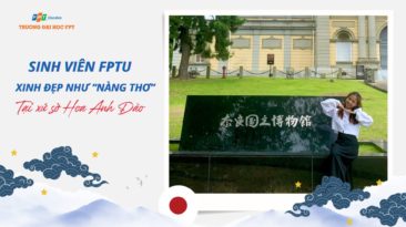 Sinh viên Đại học FPT xinh đẹp như “nàng thơ” tại xứ sở hoa anh đào