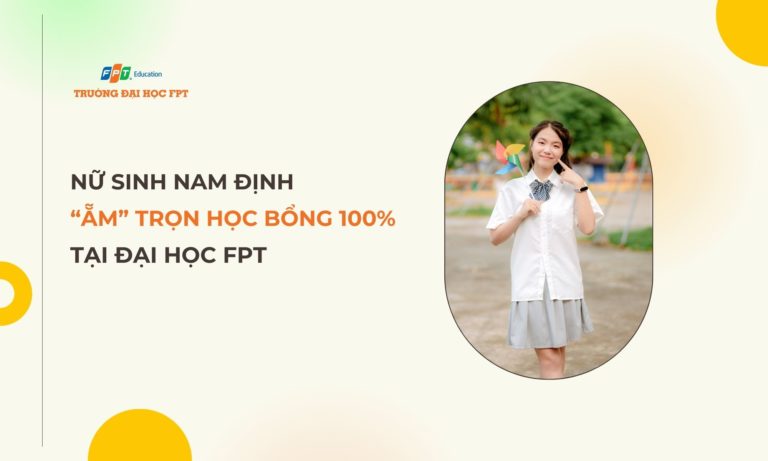 Nhận học bổng toàn phần, nữ sinh 